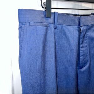 Theory Men’s Navy Virgin Wool Cashmere Dress Pants 34x31” Straight Leg